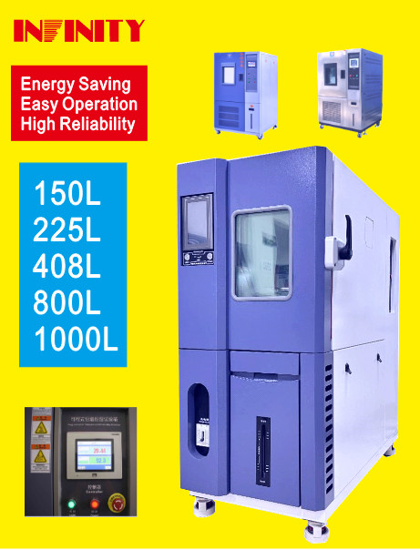 AC220V Sabit sıcaklık nem testi odası IE10A1 408L Güvenlik koruması için