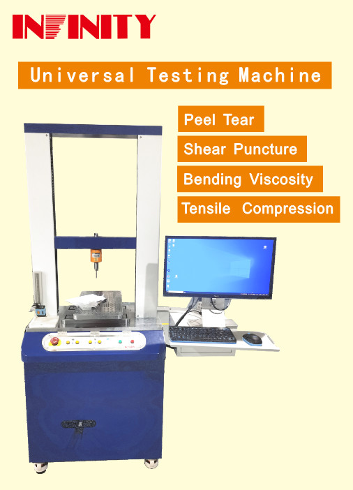 Mechanical Universal Testing Machine For Push Pull Force Testing 0.001mm doğruluğu