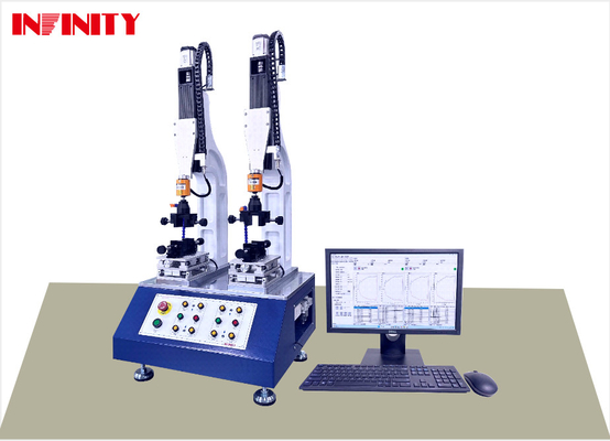 Bağlantı ekleme ve çekme kuvveti test makinesi yüksek hassasiyetli iki istasyon fiş ve çekme kuvveti testi