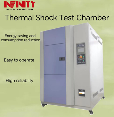 Programlanabilir Yüksek Düşük Sıcaklık Şok Testi Soğutma Hızı RT'den 40C'ye 55 dakikada İnternal Box Boyutu 500x400x400