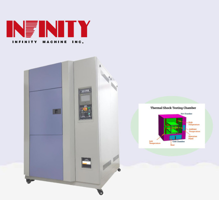 Programlanabilir sıcaklık çarpma test odası -55C 150C 30kg Taşıma ağırlığı Fransa Tecumseh kompresör