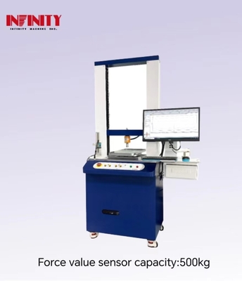 Yüksek hassasiyetli itme ve çekme test makinesi ±0.05mm yer değiştirme ölçüm doğruluğu için