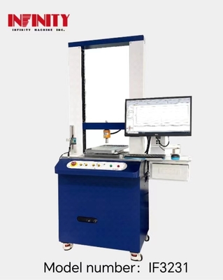 Malzemeler için itme ve çekme test makinesi 1167x700x1770mm Ev sahibi boyutu 500Kg kuvvet değeri sensörü kapasitesi