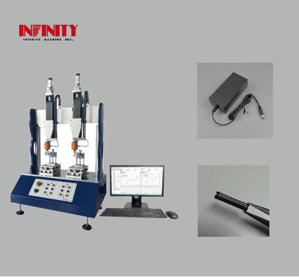 Çifte istasyonlu salınım kuvveti test makinesi ±0.3% kuvvet değeri doğruluğu ve 0.1-1200mm/min test hızı ile
