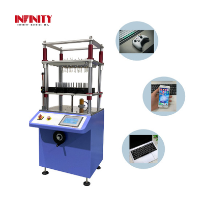 12 Ana Test Şablonu 460x320mm Ölçüm Alanı için Sürekli Yüksek Hızlı Düğme Test Makinesi