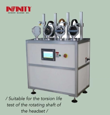 Tam test açısı ve dönüş hızı için AC Servo Motor Drive Kulaklık Torsion Hayat Test Makinesi