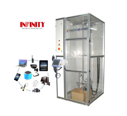 Mobil Cihaz Yönlü Düşme Test Makinesi Serbest Düşüş Test Cihazı IEC 60068-2-31 IEC 60068-2-32