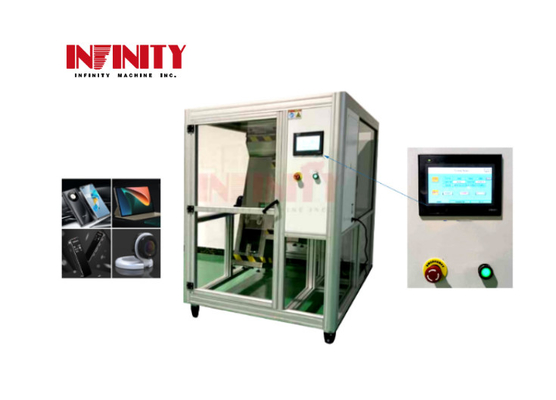 IEC 60068-2-32 Dokunmatik Panel Kontrolü AC220V 50Hz 5A ile yuvarlanma damlası testi için yuvarlanma testi