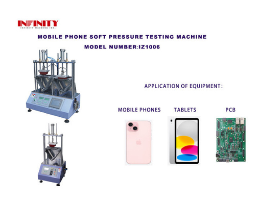 Cep Telefonları ve Tabletler Sıkıştırma Test Makinesi Yumuşak Basınç Test Makinesi