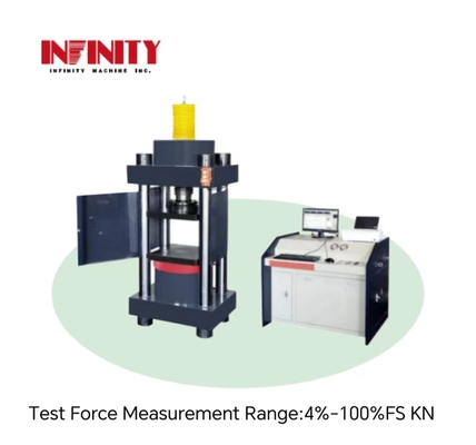 Mikro Elektro Hidrolik Servo Sıkıştırma Test Makinesi Gerçek Zamanlı Test Eğri Gösterisi Ağırlığı 1200