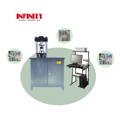 Gerçek Zamanlı Test İzleme Mikro Elektro Hidrolik Servo Sıkıştırma Test Makinesi