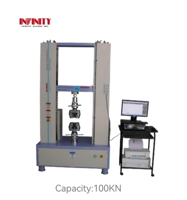 100KN Yüksek Hassasiyetli Servo Denetlenen Evrensel Çekim Test Makinesi