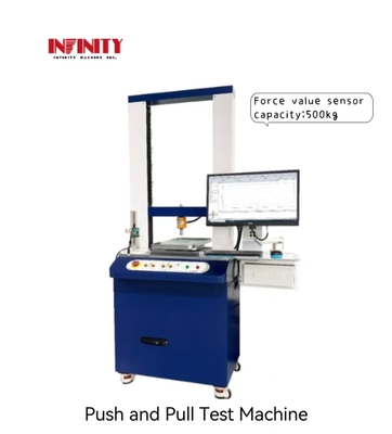 Yüksek istikrarlı metal malzemelerin germe testleri için itme ve çekme test makinesi