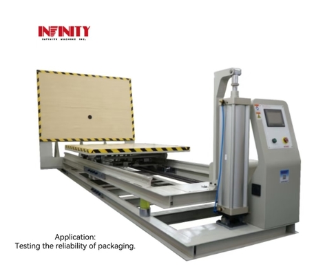 Esnek Motor Kontrolü Paketleme Eğimli Çarpışma Deneme Makinesi 1500kg Yük Kapasitesi
