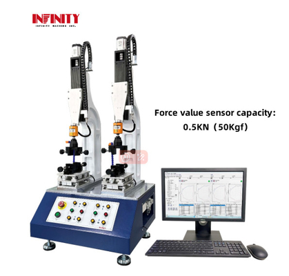 Elektronik ürünler için çift istasyonlu yerleştirme ve çıkarma kuvveti test makinesi