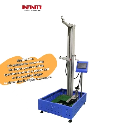 Otomatik hassasiyetli çelik topu darbe test makinesi metal darbe testi için