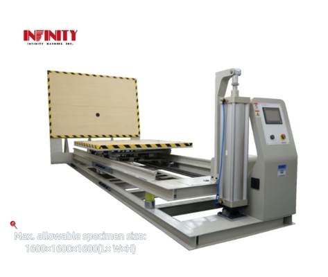 Paketleme Eğim Çarpışma Test Makinesi Çarpışma Hız Aralığı 1.305   5m/s