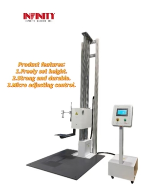 Tek Kanat Karton Paket Düşük Test Makinesi 50kg Yük Düşük Düşük Etki Testçisi
