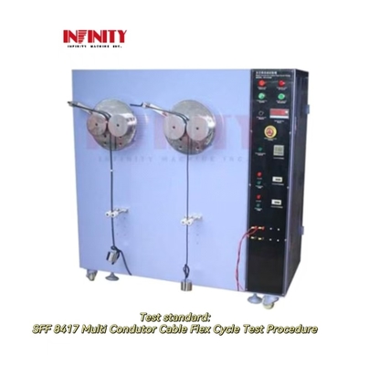 Test Hızı 10 ~ 60rpm kulaklık kablosu bükme testi Kablo bükme döngüsü testi