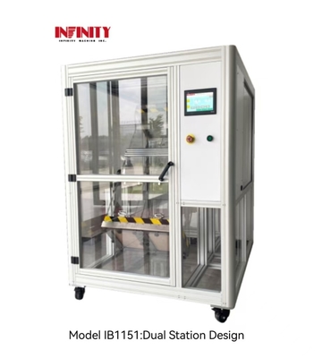 IB1151 Çift İstasyon Düşük Yüksekliği 500 ve 1000 mm Düşük Düşük Test Makinesi