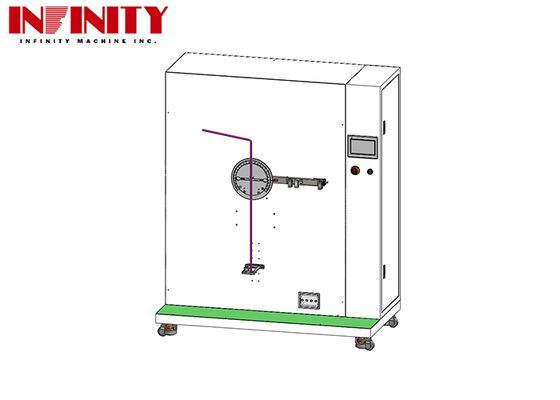 ISO 19642-2 Compliant Cable Flex Tester for SFF-8417 Multi Conductor Cable with 10~60rpm Test Speed