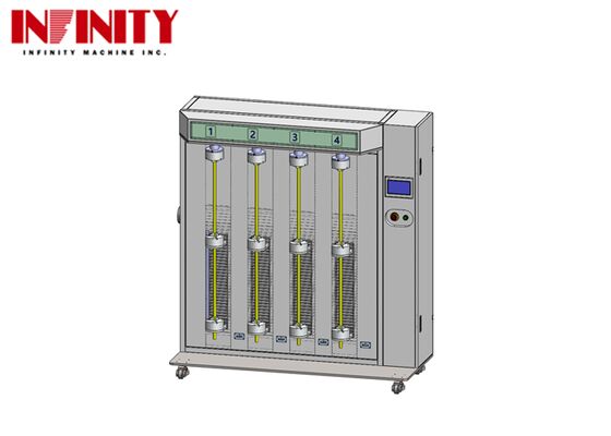 Robotic Cable Torsion Test Machine CRIA 0003.2-2016 Compliant with 4 Test Stations and Adjustable Torsion Angle