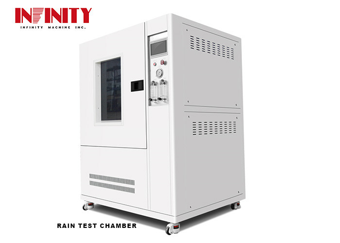 7 inç dokunmatik ekran yağmur testi odası PLC kontrolü IPX1~4 Su geçirmez sınıf testi