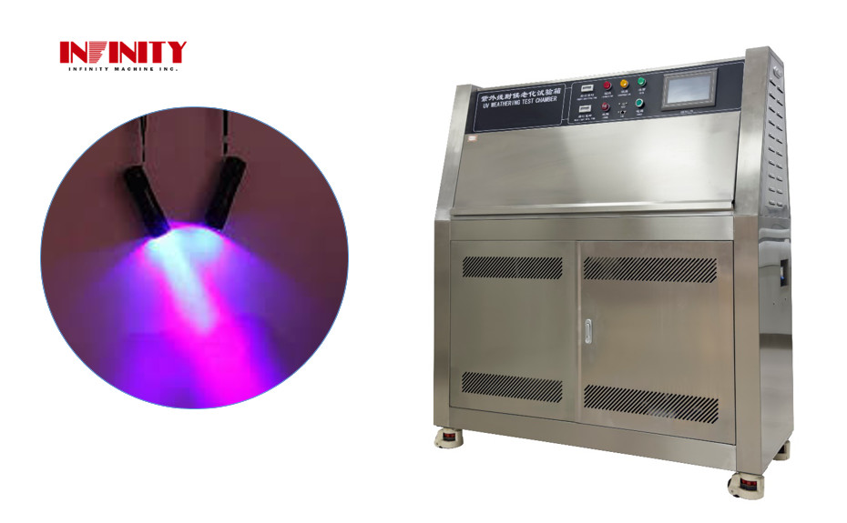 ASTM Simüle Güneş Işığı Radyasyonu UV Yaşlandırma Test Makinesi Ultraviyole İklim Test Odası