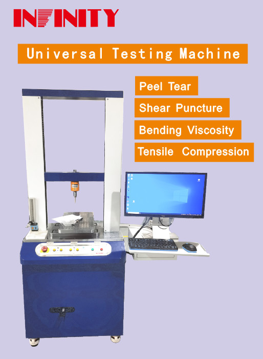 Yer tipi Elektronik bileşenler için uygun evrensel itme ve çekme test makinesi