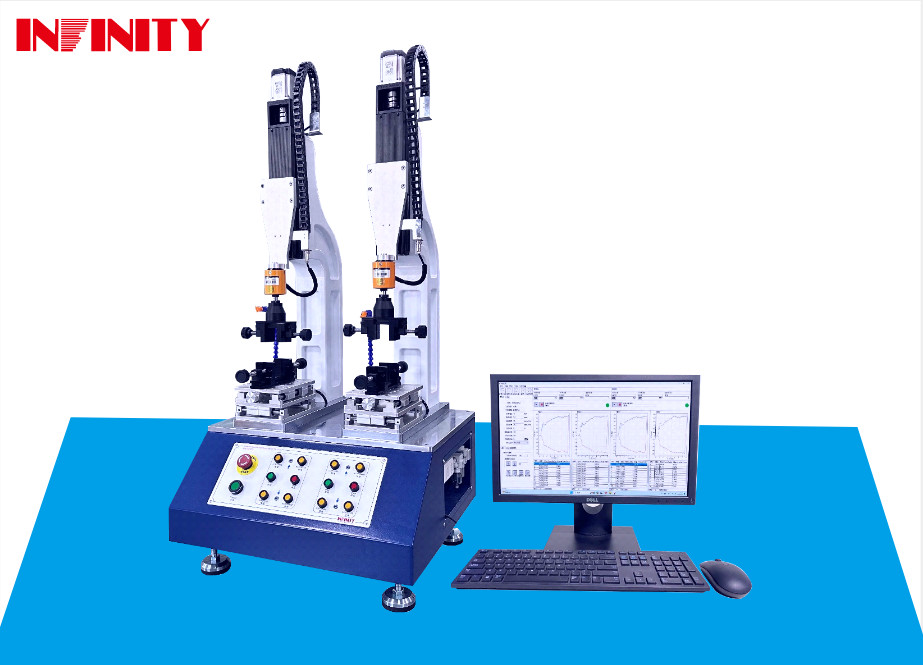 Çift İstasyon Ekleme Çekim Gücü Testörü Hız Aralığı 0.1-1200mm/Min