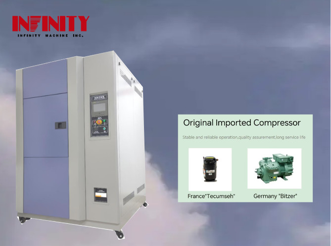 50Hz Hızlı Soğutma için Sıcak ve Soğuk Etki Deneme Odası İç Kutusu Boyutu 500x400x400mm