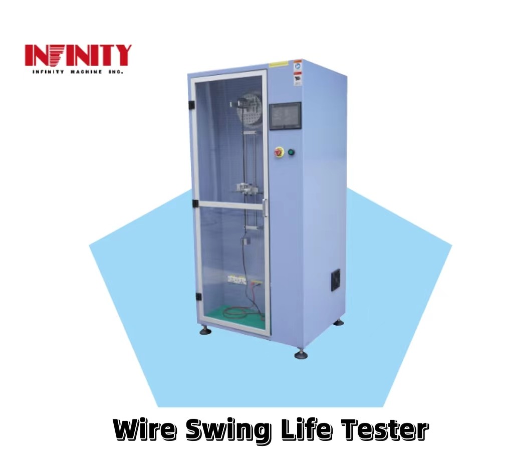 Düşük gürültülü ve 1390-1395mm kaldırma alanı olan Uzun Süre Kablo Swing Life Tester