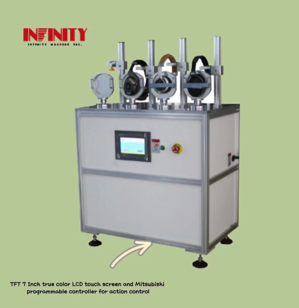 AC Servo Motorlu Kulaklık Torsiyon Hayat Deneme Makinesi 1-999999 Test Zamanları ile