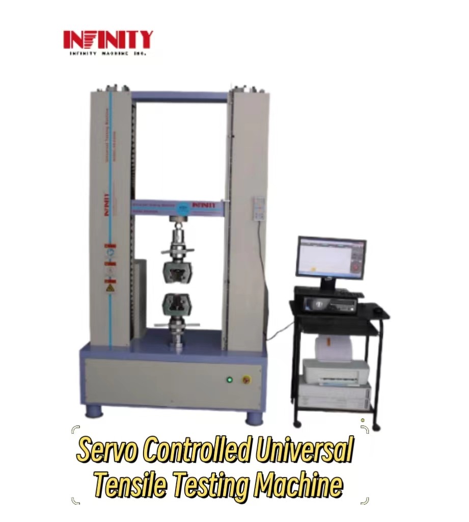 İspanyol ve Portekiz toptancıları için Servo Kontrollü Evrensel Tensile Test Makinesi 650mm Vuruş