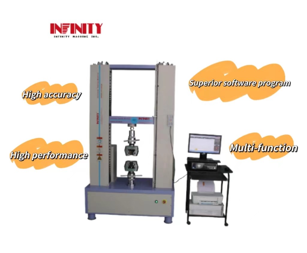 Kapalı döngü kontrol yazılımı 100KN Servo Control Universal Tensile Test Makinesi