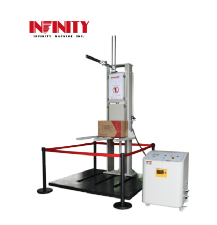 Yüksek hassasiyetli paketleme düşme testi makinesi çarpma direnci testi için çift pistli 1400mm