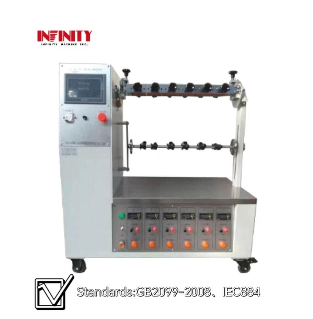 GB2099-2008 6 takım takviye ile fiş bükme test makinesi