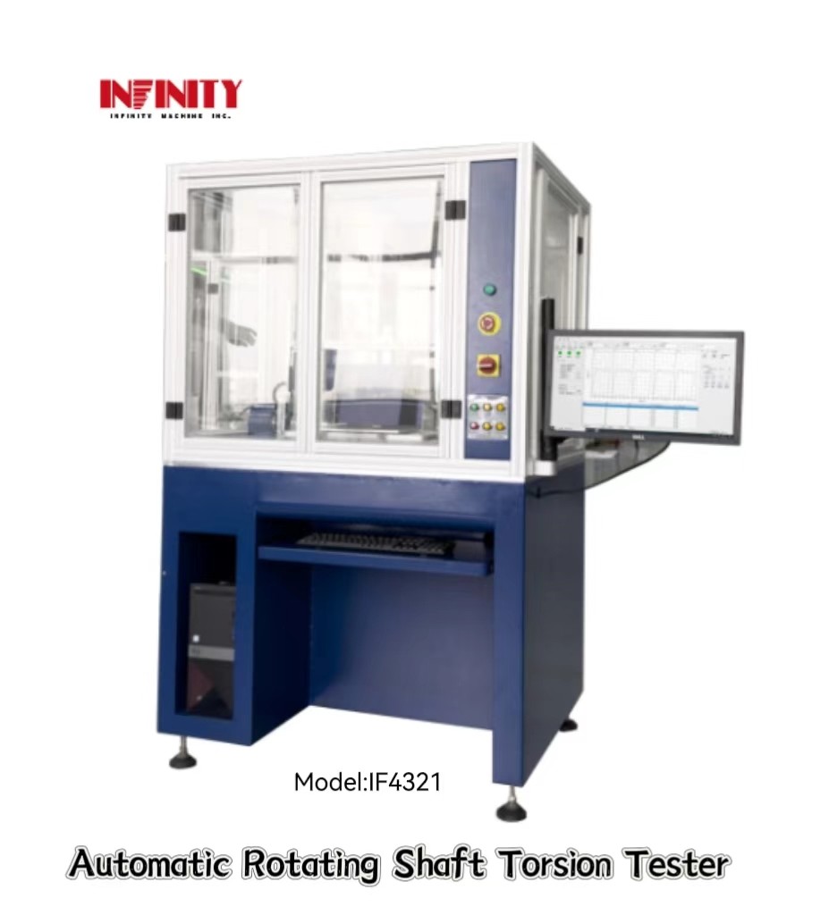 Torsiyon ve ömür testi için 5Nm Otomatik Döner Çaplı Torsiyon Test Makinesi