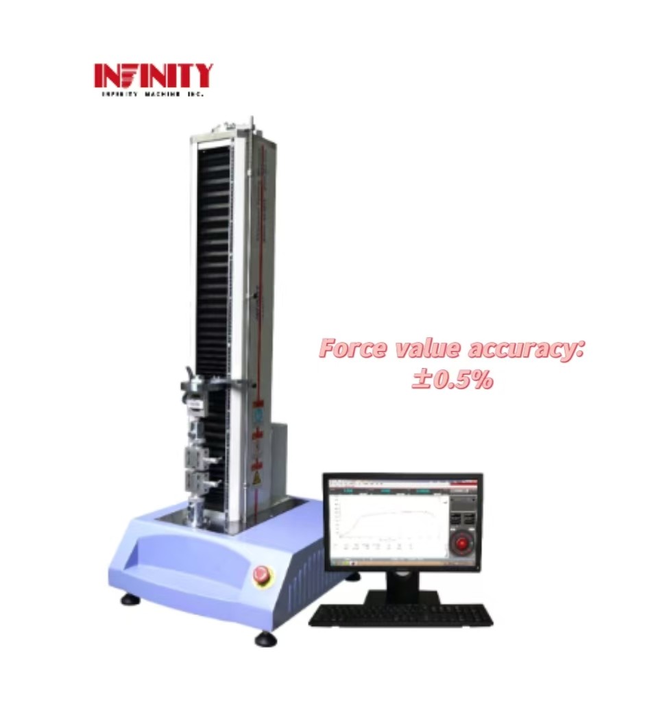 500N Servo Controll Universal Tensile ve Rubber için Kompressive Test Makinesi
