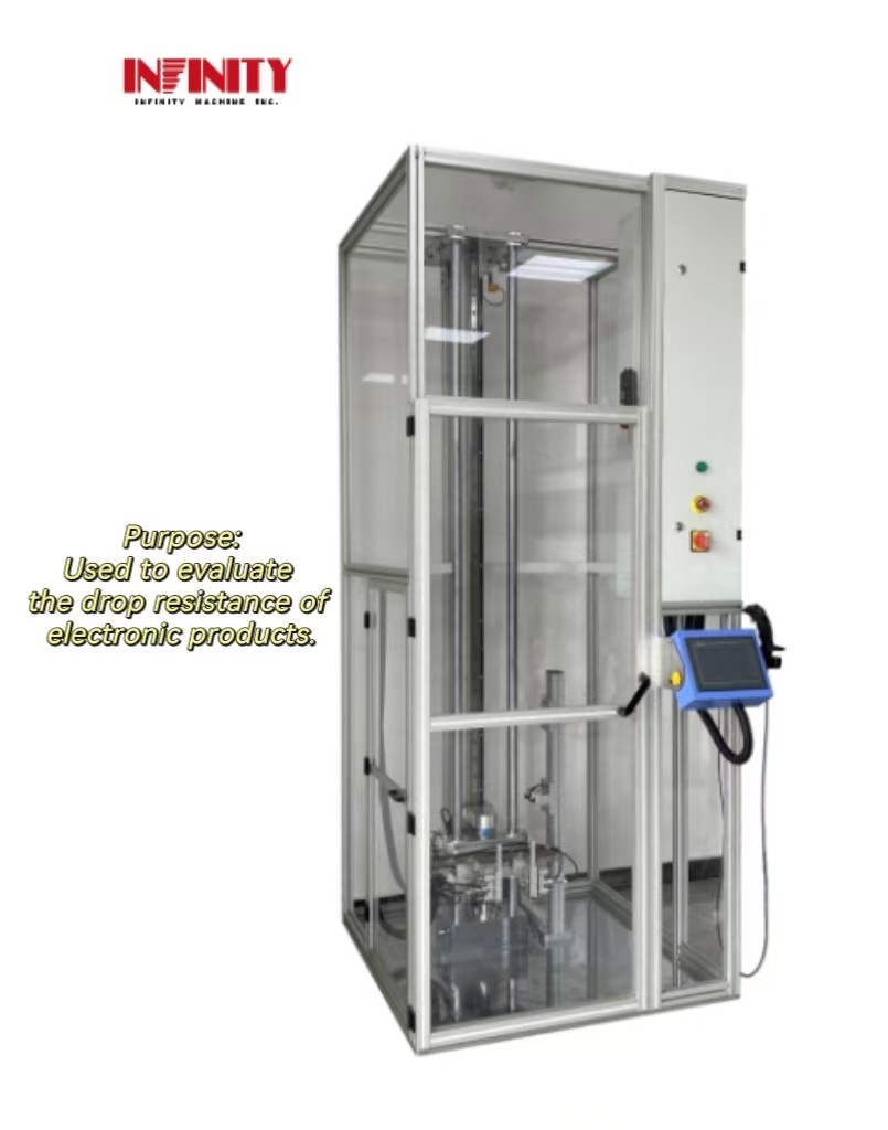 Mobil Cihaz Yönlü Düşme Test Makinesi Serbest Düşüş Test Cihazı IEC 60068-2-31 IEC 60068-2-32