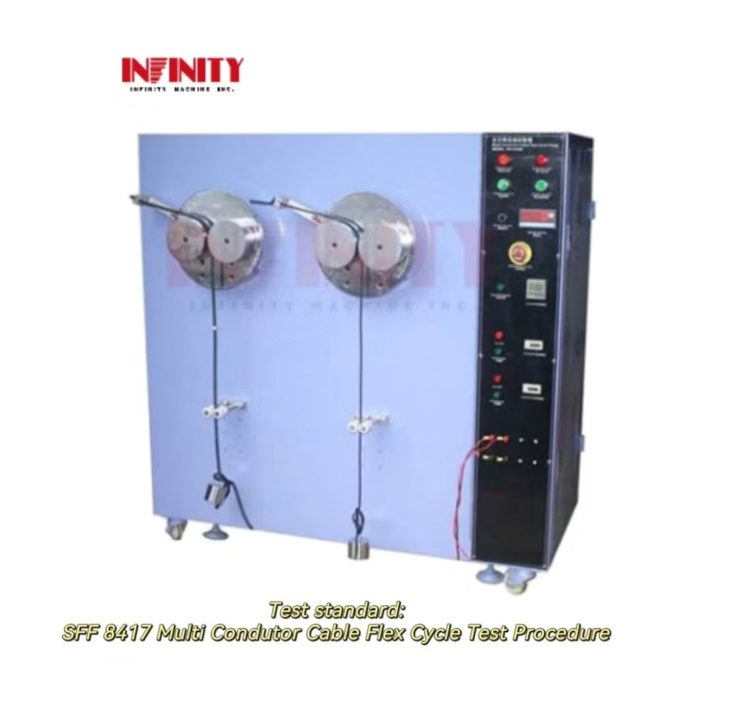 Test Hızı 10 ~ 60rpm kulaklık kablosu bükme testi Kablo bükme döngüsü testi