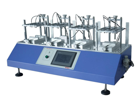 Pnömatik anahtar ömrü test makinesi 4 istasyon Düğme Dayanıklılık Klavye Çarpım Tester Hava Silindir Çarpım Pnömatik IEC60068-2-68