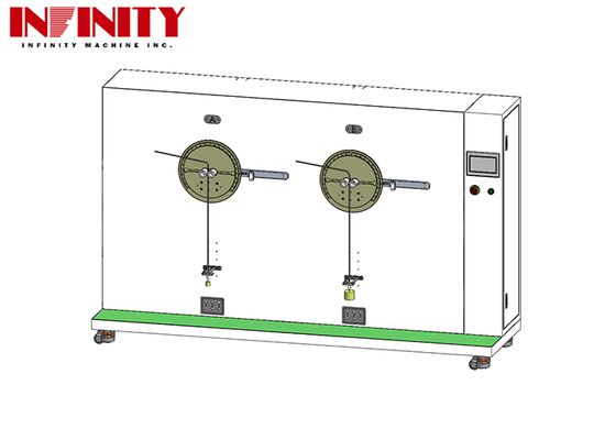 ISO 19642-2 Uyumlu Otomobil Kabloları için Tel Yorgunluk Denetleyicisi 2 PCS Test miktarı ve 10 ~ 60rpm Test Hızı ile